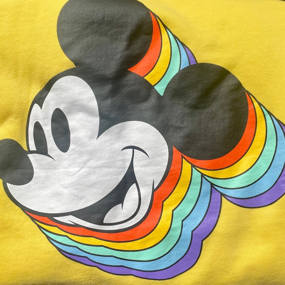 Disney Retro Mickey Mouse Crew Neck Sweatshirt